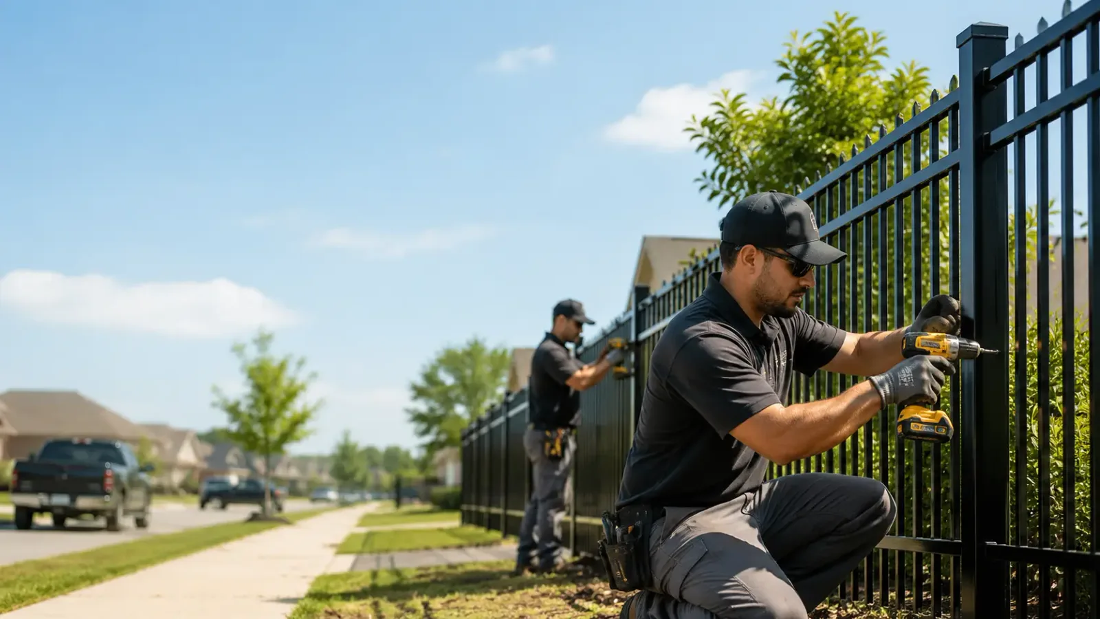 Metal Fence Installation in Badger, IA
